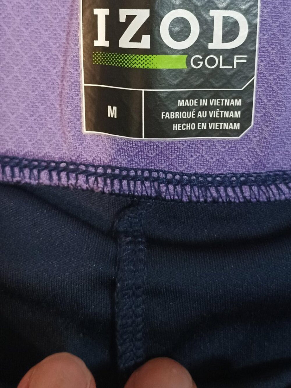 Izod Golf/Skort/Womens M/Navy White Colorblock Tennis Pickleball Athleisure Chic - Picture 3 of 9